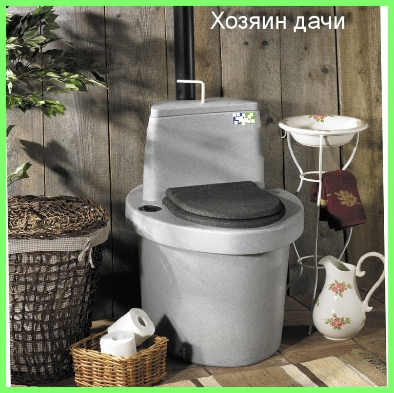 Туалет зимой на даче