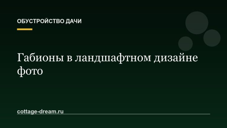 Габионы в ландшафтном дизайне фото
