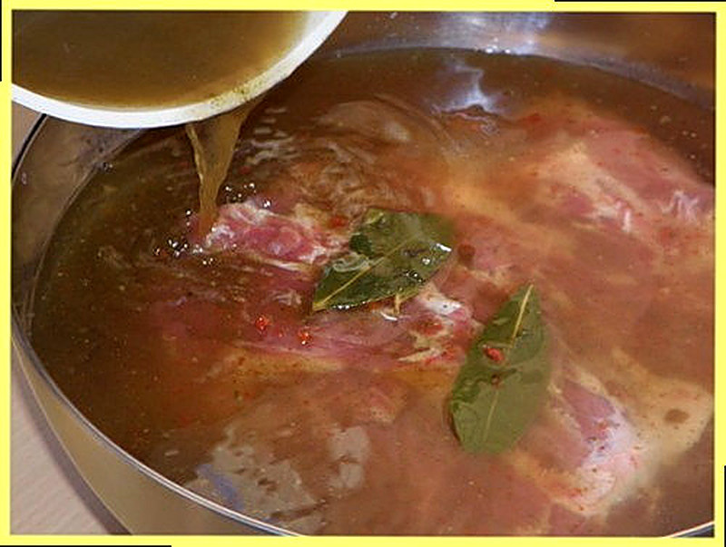 Рассол для мяса фото