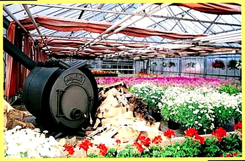 Печной обогрев теплиц фото