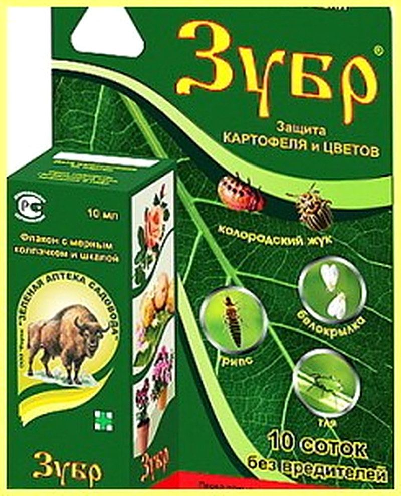 Зубр применение от насекомых