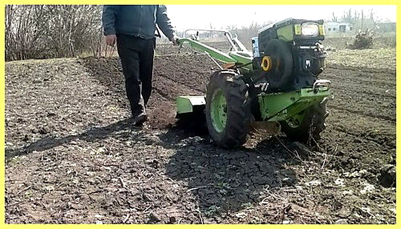 Фрезерование почвы мотоблоком фото