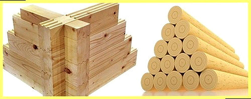 Брус или оцилиндрованное бревно для дома что лучше