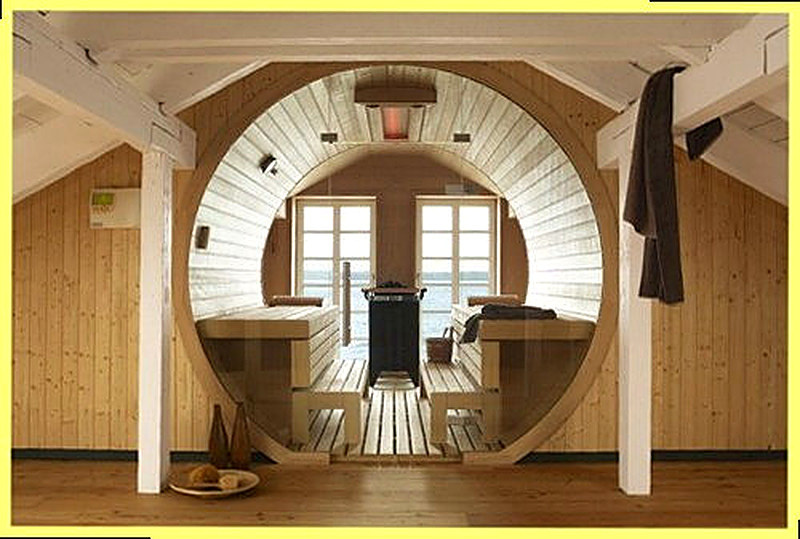 Встроенная сауна в доме