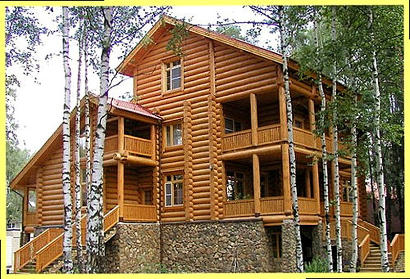 Преимущества оцилиндрованного бревна для строительства дома