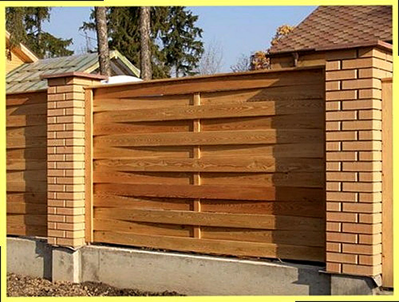Разновидности деревянных заборов для дачи