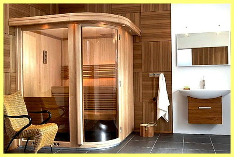 Сборная сауна в доме