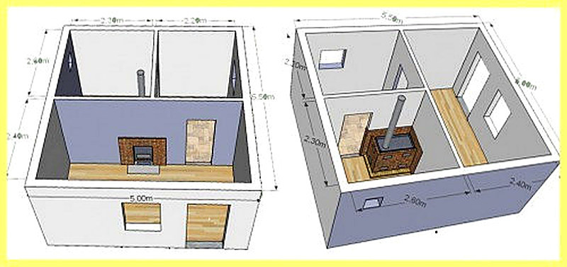 Бани из керамзитобетонных блоков проекты фото
