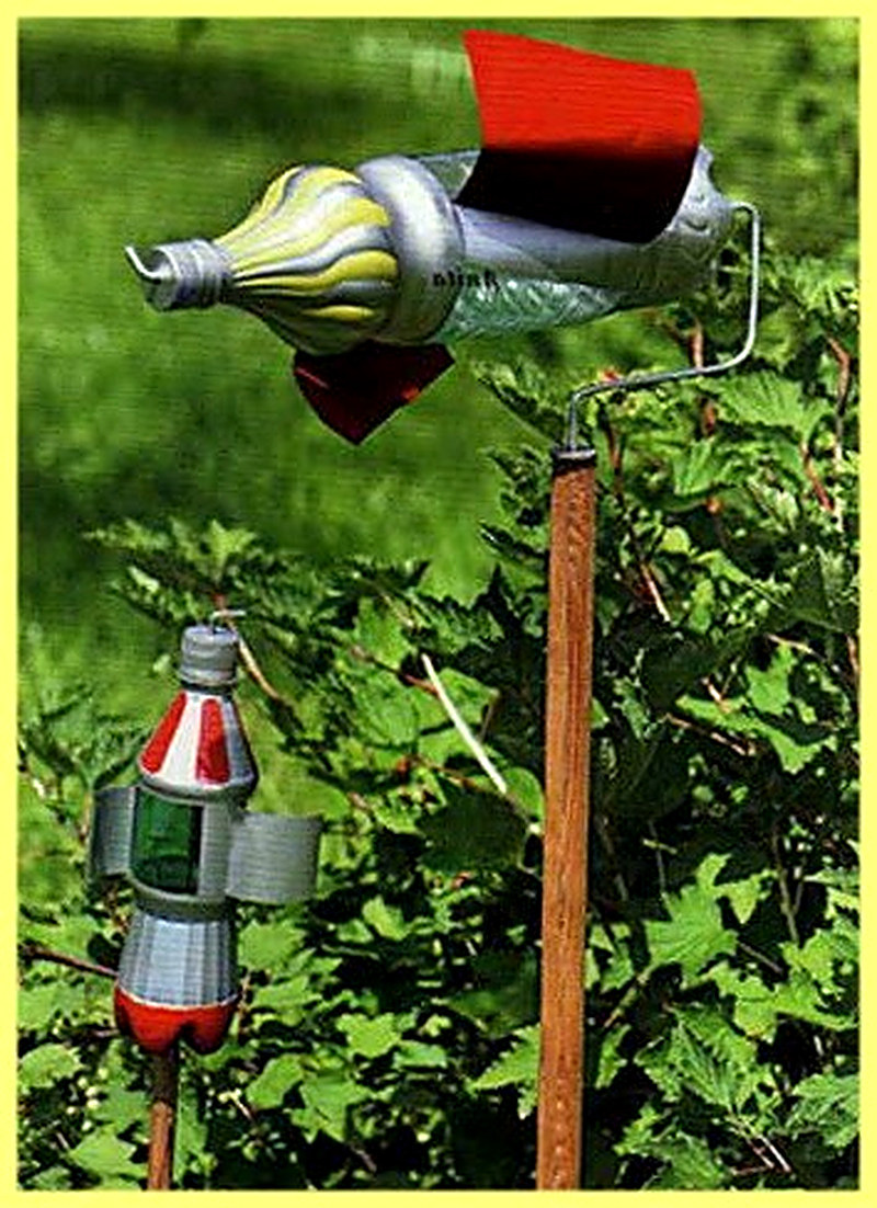 Отпугиватель кротов своими руками из пластиковых бутылок