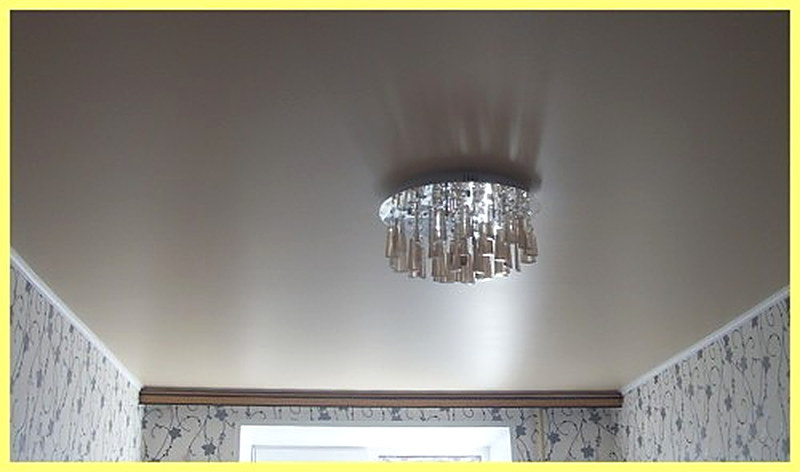 Сатиновые натяжные потолки