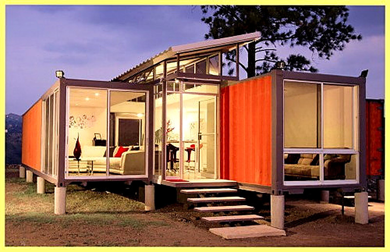 Дом из контейнеров от Бенджамина Гарсия