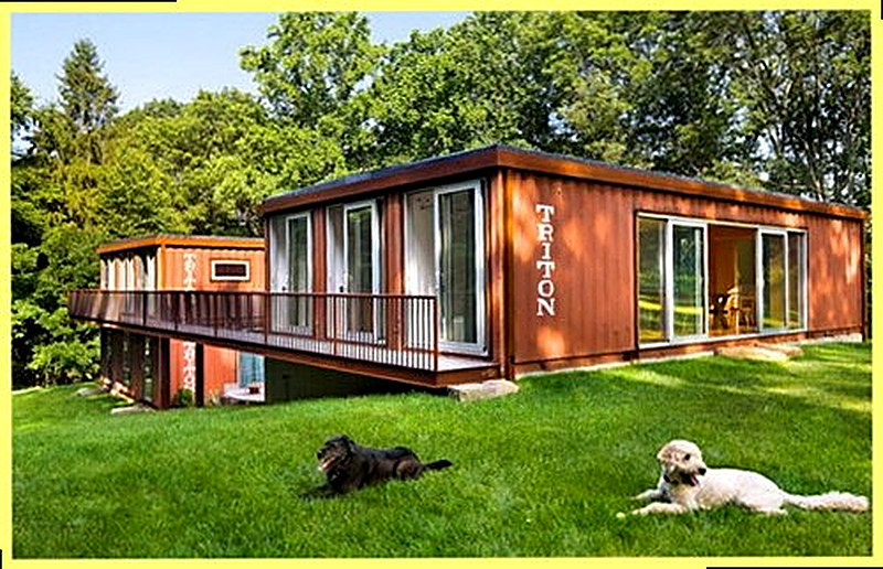 Дома из контейнеров от Адама Калкина