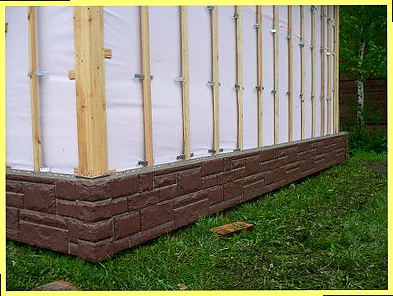 Как сделать обрешетку для цокольного сайдинга