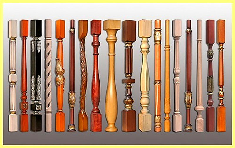 Какие виды балясин существуют