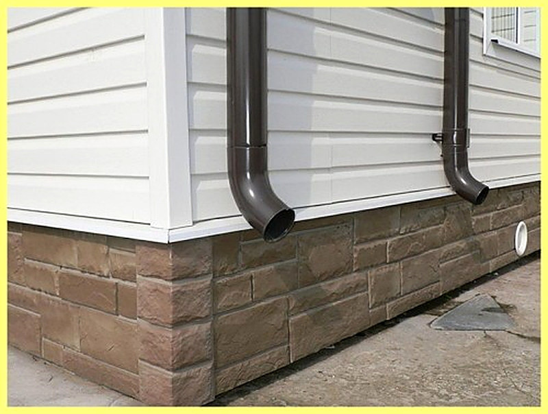 Крепление цокольного сайдинга на фундамент