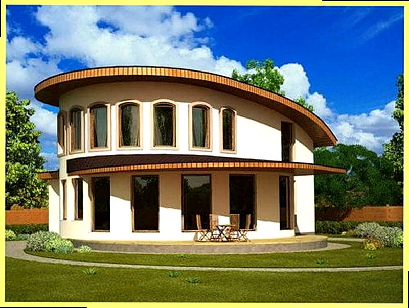 Круглые дома фото проекты