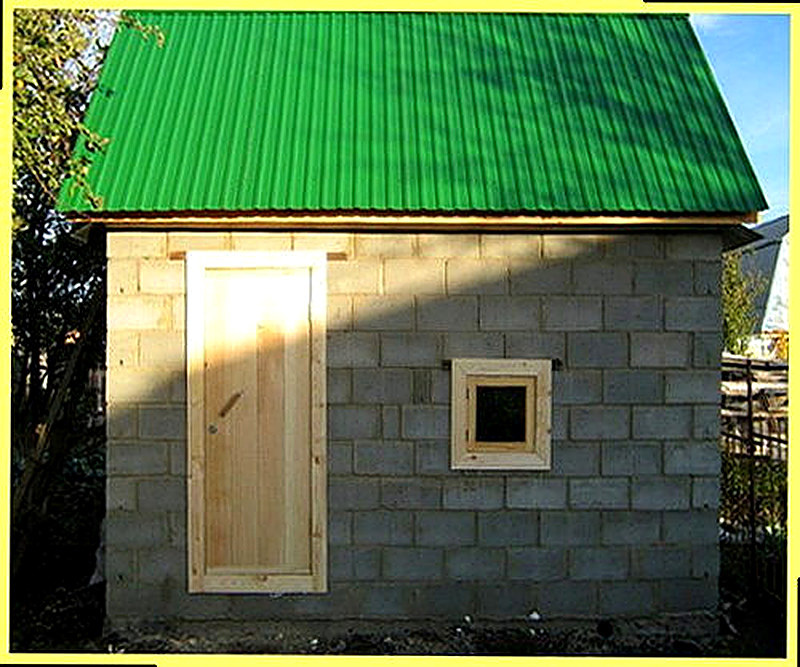 Бани из керамзитобетонных блоков отзывы