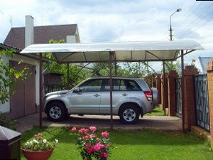 Навесы для автотранспорта из поликарбоната