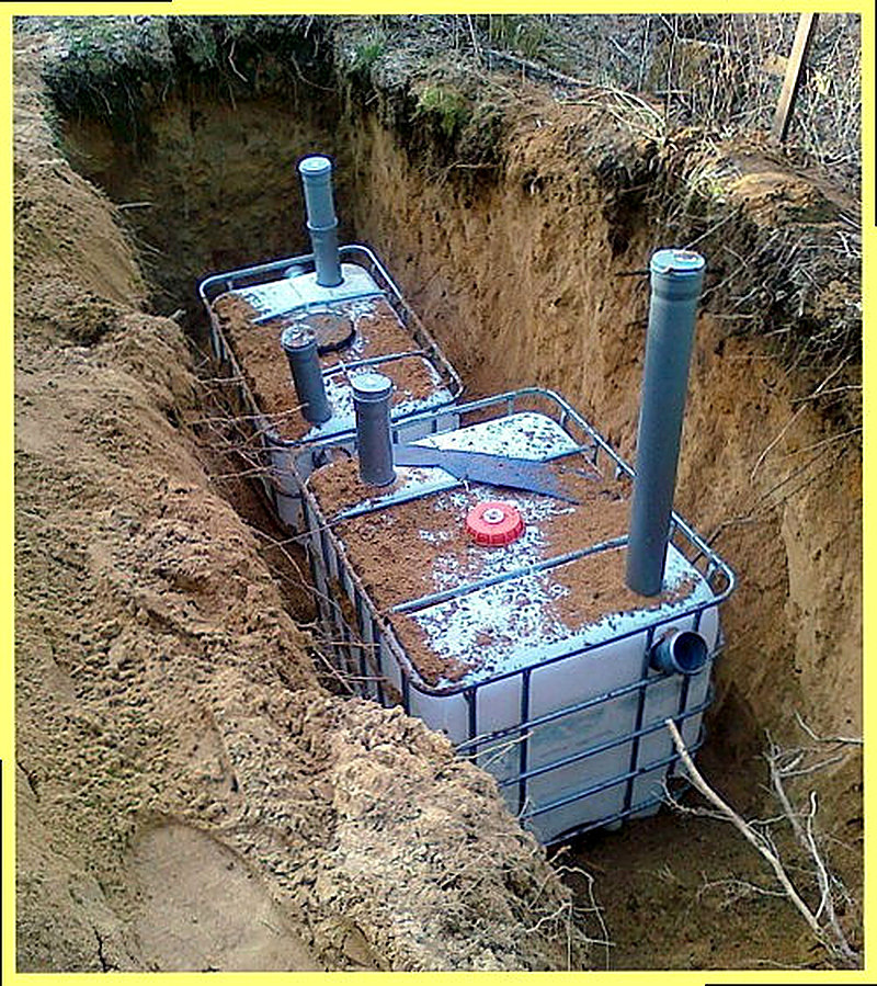 Septik iz evrokubov svoimi rukami bez otkachki