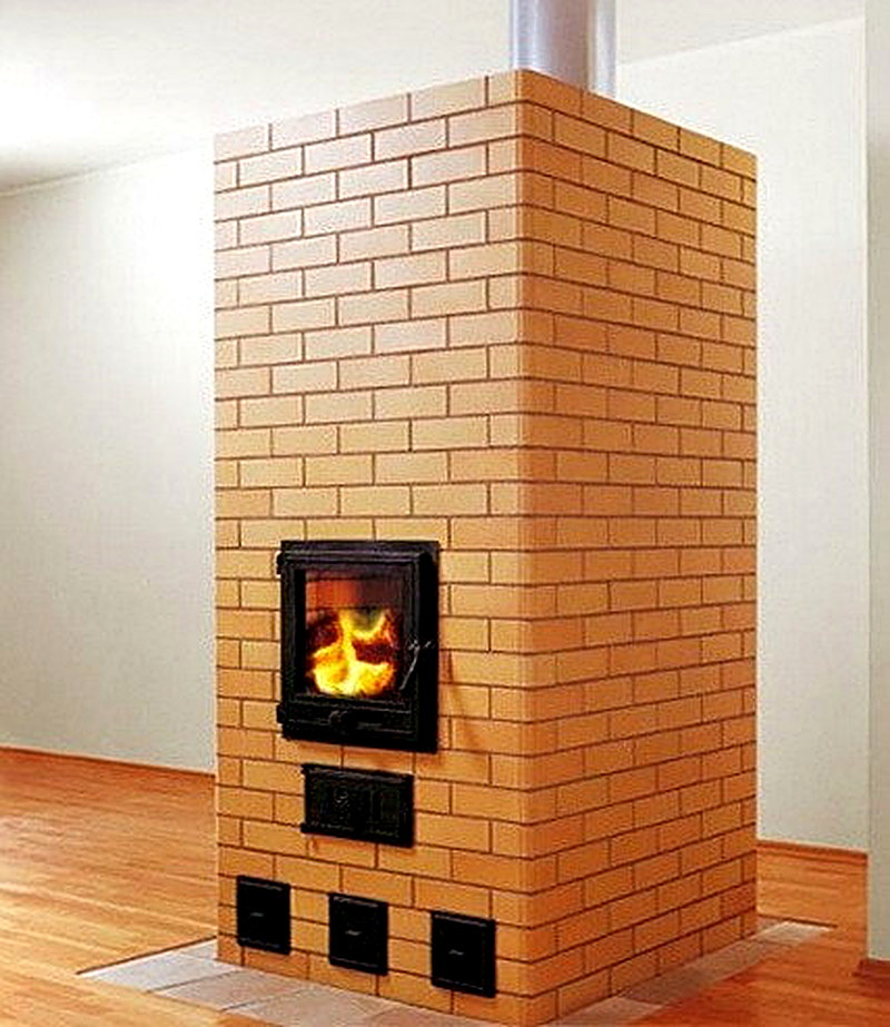 Кирпичная печь Голландка фото