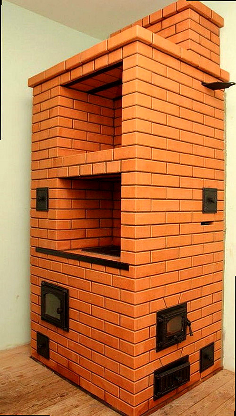 Кирпичная печь Шведка фото