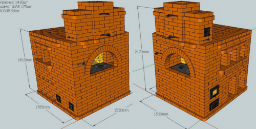 Кладка печи своими руками просто и практично