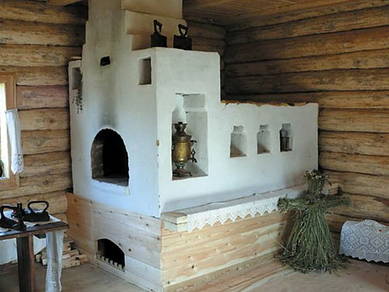 Традиционная русская печка фото
