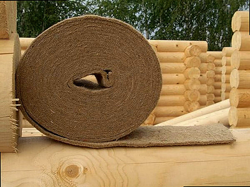 Межвенцовый утеплитель из джута