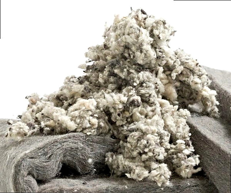 Межвенцовый утеплитель из овечьей шерсти