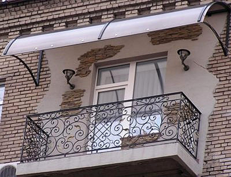 Независимые крыши балконов