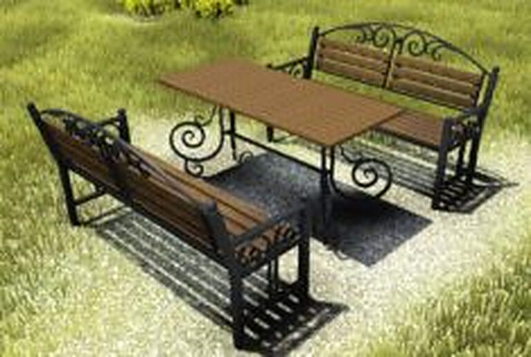Кованная мебель для дачи и сада интернет магазин