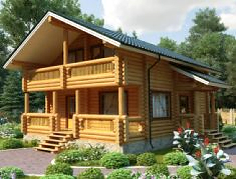 Строительство домов из оцилиндрованного бревна под ключ проекты и цены