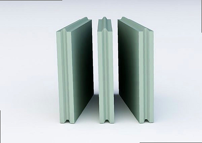 Полнотелые пазогребневые плиты