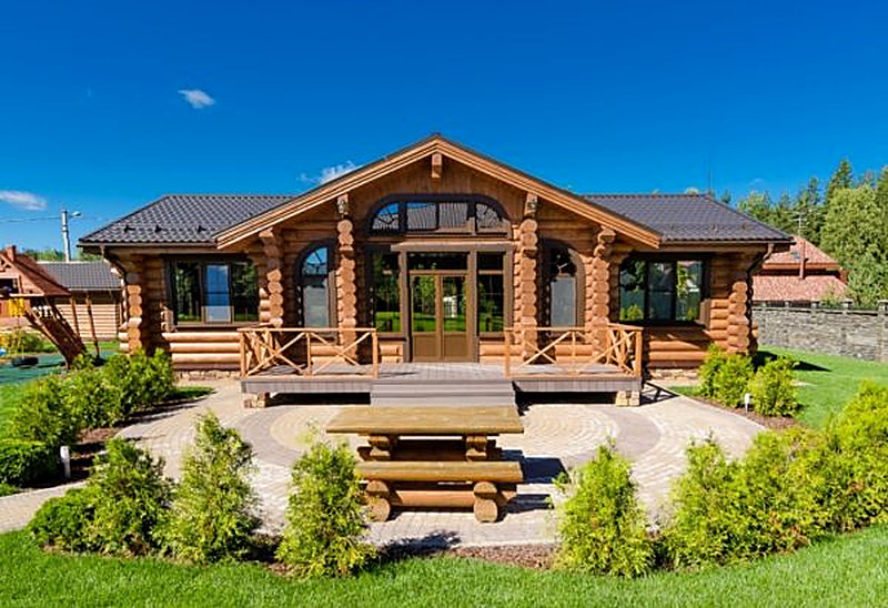 Срок службы дома из оцилиндрованного бревна