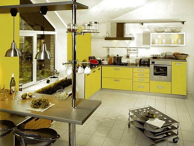 Вертикальные рейлинги для кухни