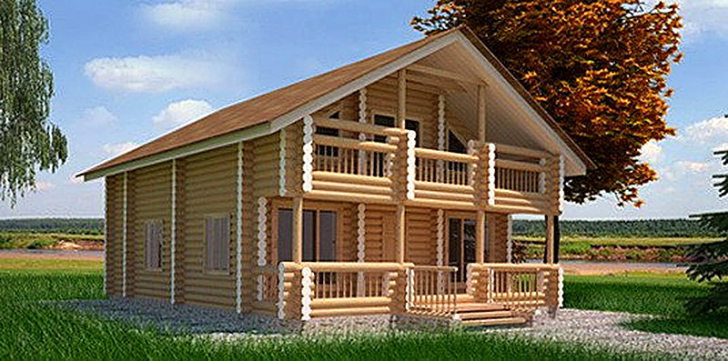 Сколько стоит домокомплект из оцилиндрованного бревна