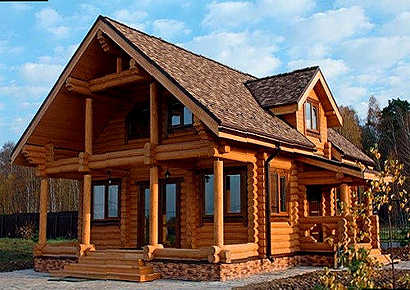 Домокомплект из бревна купить с завода