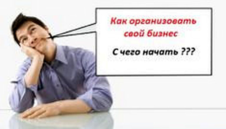 Как организовать свой бизнес с чего начать