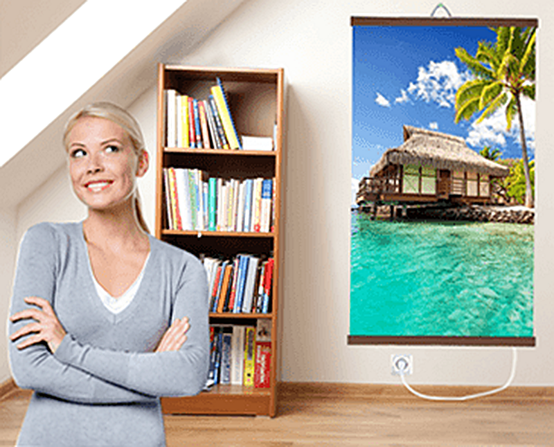 Картины для обогрева помещений