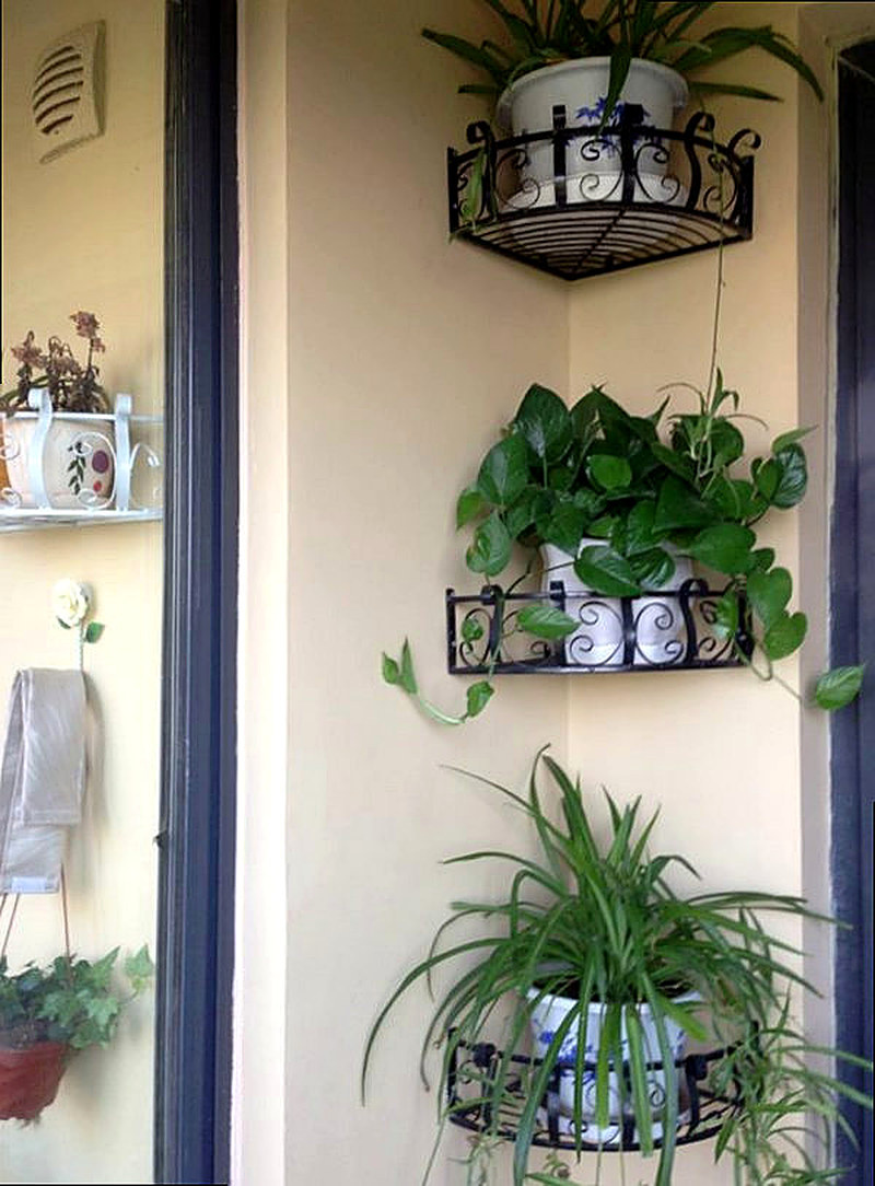 Угловые кашпо для цветов