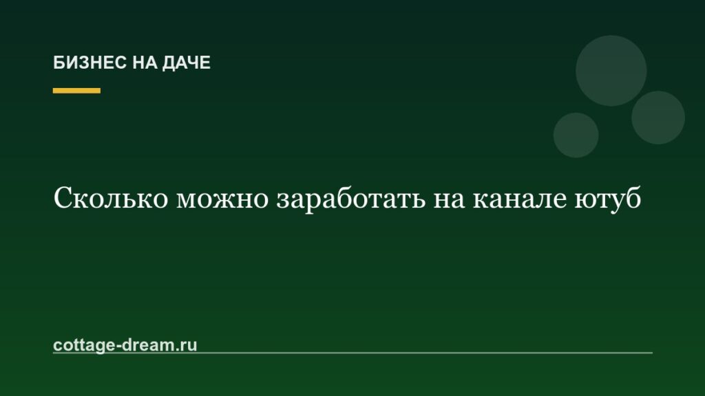 Сколько можно заработать на канале ютуб