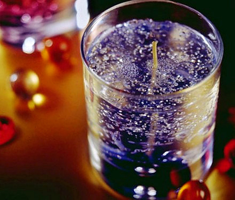 Изготовление свечей из геля