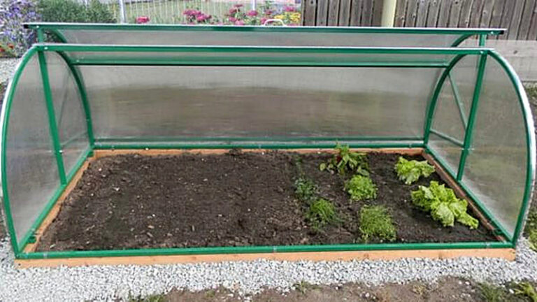 Парники из поликарбоната с открывающимся верхом