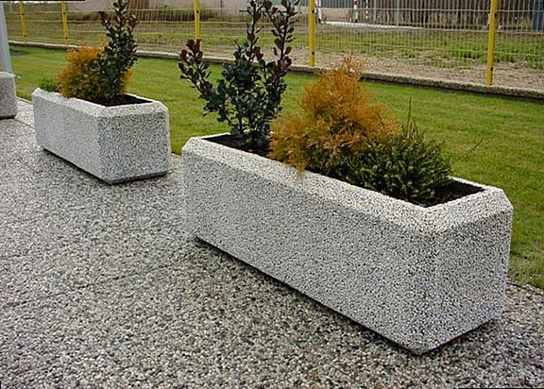 Вазоны бетонные для цветов уличные