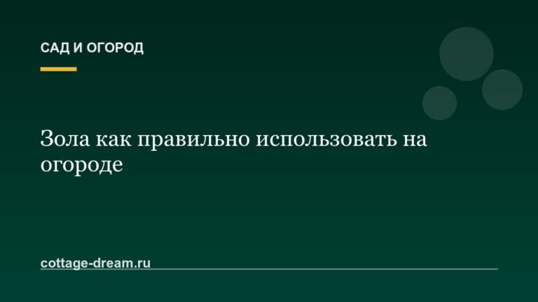 Зола как правильно использовать на огороде
