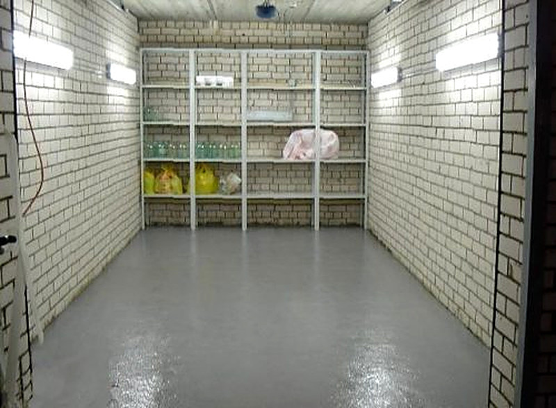 Бетонный пол в гараже